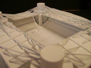 Estudo estrutural para um estádio